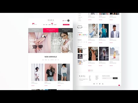 Template Responsive ECOMMERCE  HTML CSS & JavaScript | Download Free