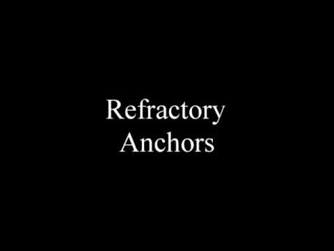 Refractory anchors