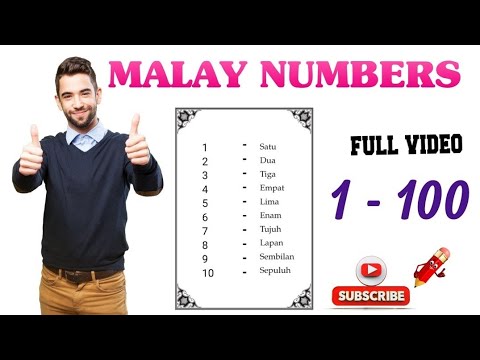 learn malay numbers 1-100 | #malaylanguage #learning #numbers numb