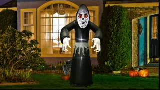 Airflowz Halloween 7&#39; Inflatable Blinking Eyes Reaper