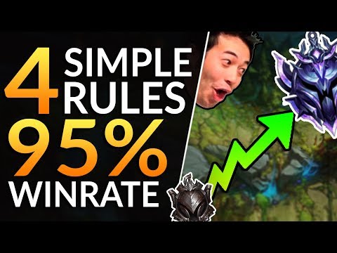 THE 4 PROVEN RULES for a 95% WINRATE - FASTEST Diamond Rank | League of Legends Pro Guide