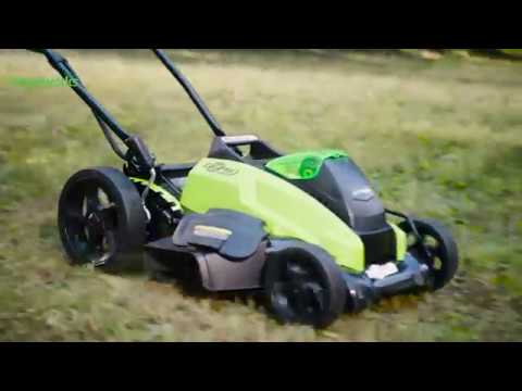 Миниатюра изображения товара Газонокосилка аккумуляторная Greenworks GD40LM45 DigiPro 250 (2500407)