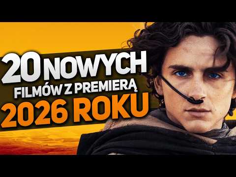 20 nowych najciekawszych PREMIER FILMOWYCH w 2026 roku! (Dune, Street Fighter, Toy Story, Narnia)