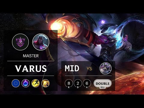 Varus Mid vs Kassadin - EUW Master Patch 9.22