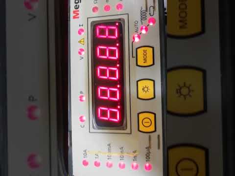 Digital Low resistance ohm meter Megger DLRO 10 calibration