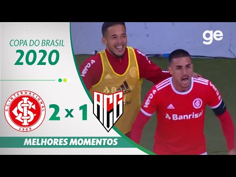 Gols e lances de Internacional x Atlético-GO