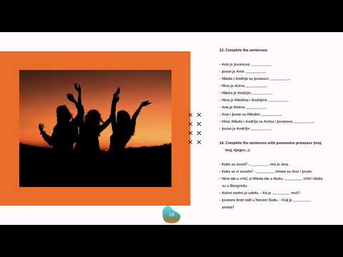 Porodica i prijatelji Video 10 - Family members, Possessive Adjectives in Serbian