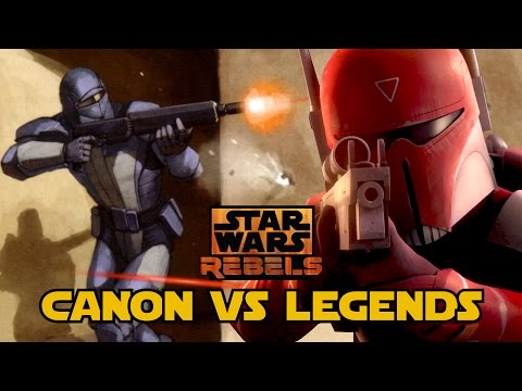 Mandalorian Supercommandos: Canon vs Legends - Star Wars Explained