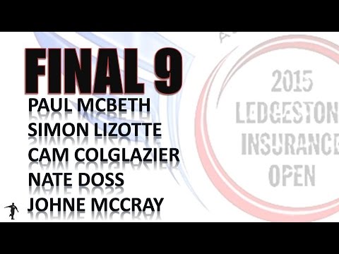 The Disc Golf Guy - Vlog #323 - Ledgestone Final 9 - McBeth Lizotte Colglazier Doss McCray
