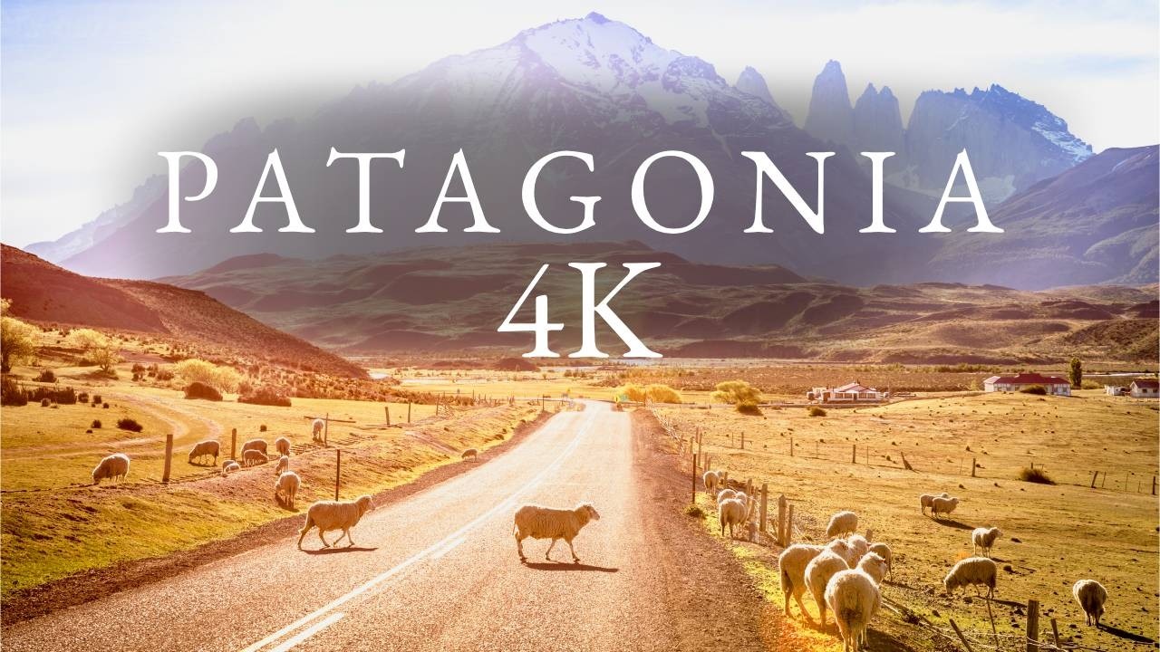 AWESOME PATAGONIA 4K || Tour of incredible places in South America.