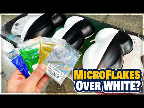 MICROFLAKES Over Black Base vs White Base (Myth Busting Experiment)
