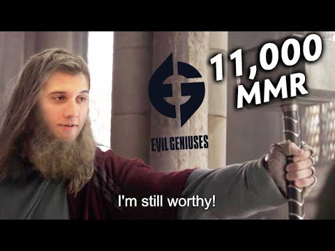 Arteezy got 11000 MMR — 3rd even in EG