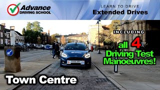 Driving In A Town Centre - inc. all 4 Driving Test Manoeuvres