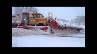 preview picture of video 'Snow plow on route 11, Pokemouche New Brunswick, NB'