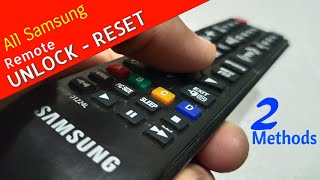 How To Fix Samsung TV Remote Control Lock Problem | How To Unlock Samsung LCD/LED TV Remote Control