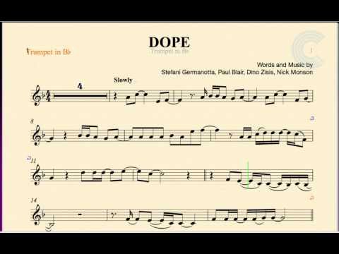 Trumpet - Dope - Lady Gaga - Sheet Music, Chords, and Vocals