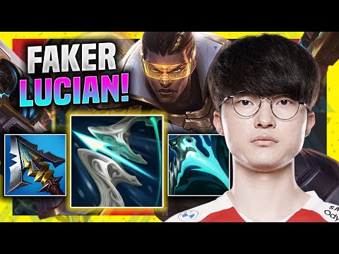 FAKER DESTROYING WITH LUCIAN! - T1 Faker Plays Lucian Mid vs Samira! | Season 11