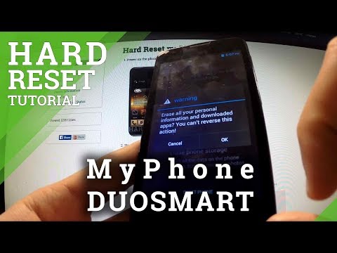 Hard Reset myPhone DuoSmart - factory reset tutorial