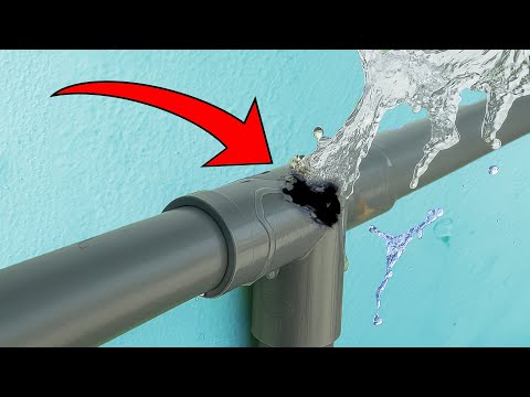 Plumbers Never Want You To Know This! Repair PVC Pipe Leak Without Cutting