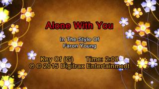 Faron Young - Alone With You (Backing Track)