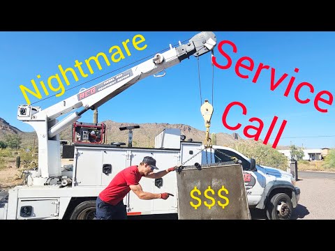 A day in the life of a diesel mechanic. Nightmare service call.