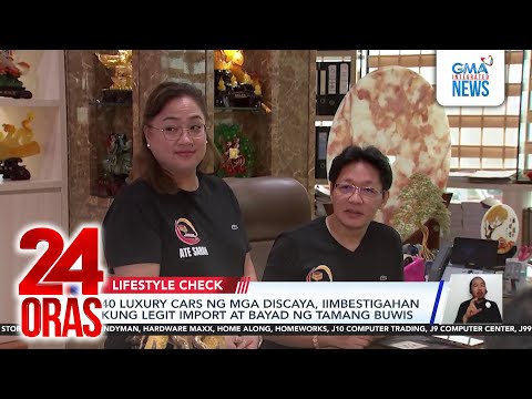 40 luxury cars ng mga Discaya, iimbestigahan kung legit import at bayad ng tamang buwis | 24 Oras