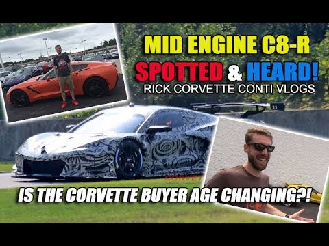 2020 C8 R MID ENGINE FIRST PICS & SOUNDS & is the CORVETTE BUYER AGE CHANGING?! Video