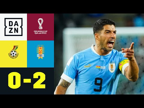 De Arrascaeta-Doppelpack reicht nicht! Uruguay fehlt ein Tor: Ghana - Uruguay 0:2 | WM 2022 | DAZN