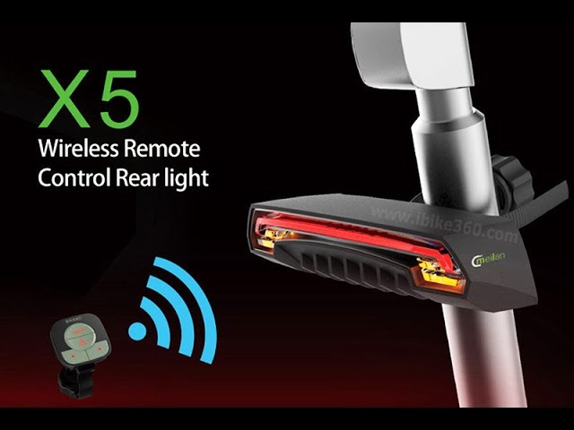 Jual MEILAN X5 Lampu Sepeda LED Laser Sein Remote Wireless Jual MEILAN X5 Lampu Sepeda LED Laser Sein Remote Wireless