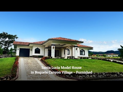 Santa Lucia Model House in Boquete Canyon Village – Furnished