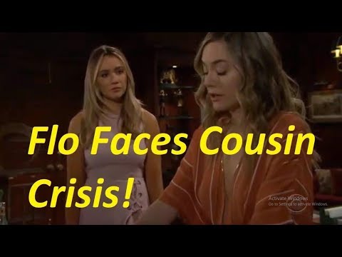 Flo Faces Cousin Hope Child and Guilt | The Bold and the Beautiful