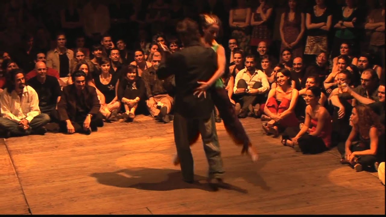 BTF 2009 - impro Pablo Inza & Cecilia Garcia @ Vaudeville Brussels Tango Festival