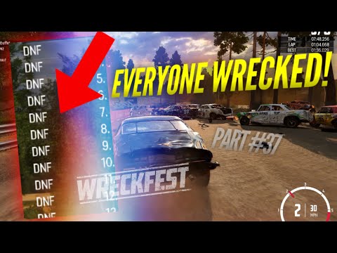 (EVERY CAR CRASHED OUT!) WRECKFEST CAREER MODE Playthrough Part #37 (Xbox One 1080p HD)