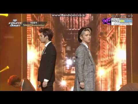 140313 엠카운트다운 Toheart 데뷔무대 - Tell my why + delicious