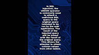 What is SQL injection? How it works? | Technical Knowledge #shorts #short #youtubeshorts
