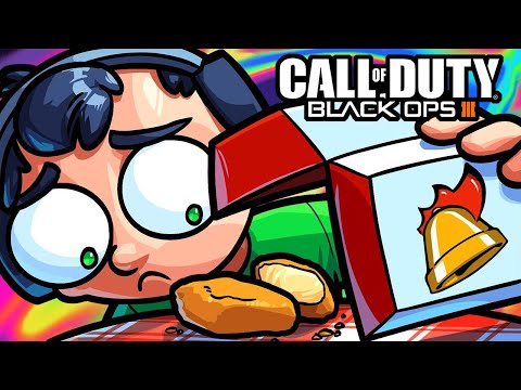 BO3 Zombies Funny Moments - Nogla's Infamous Half Chicken Nugget!
