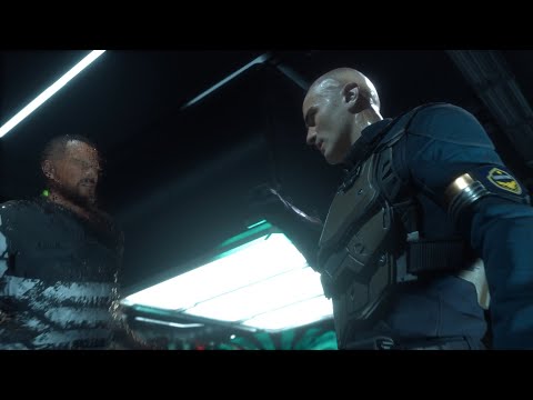 Jacob Sneaking by Cpt. Ferris Scene | The Callisto Protocol 4K - PS5