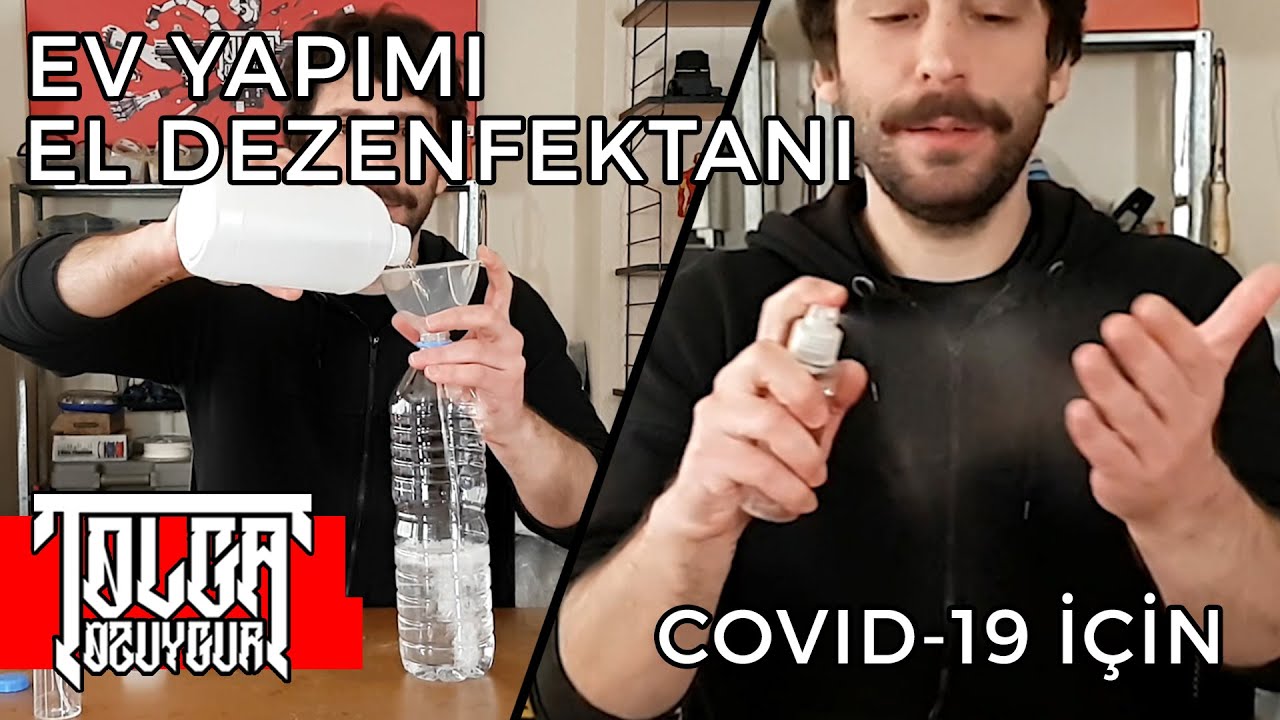 Evde el dezenfektanı yapımı (Covid-19 / Koronavirüs'e karşı etkili, WHO'nun formülü)