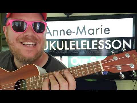How To Play Our Song ukulele Anne-Marie Niall Horan // easy ukulele tutorial beginner lesson chords