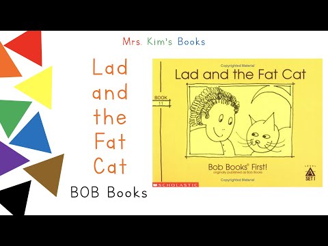 Mrs. Kim Reads Bob Books Set 1 - Lad and the Fat Cat (READ ALOUD)