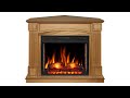 Камінокомплект універсальний 2в1 ArtiFlame Boston AF28S світлий дуб з обігрівом і звуком горіння вогню