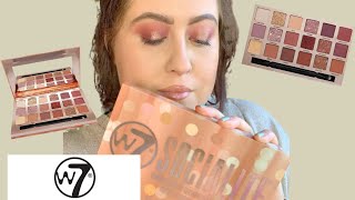 W7 SOCIALITE EYESHADOW PALETTE, REVIEW & SWATCHES