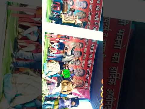 Ran bhan ran bhan oरन भन रन भन हो तोर खेले दुलरवा प्रतापपुर में जगराता में जस गीत में झूमते हुए भक्त