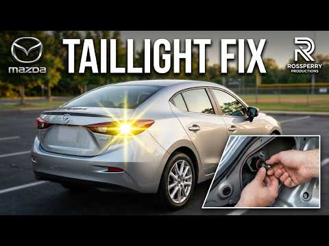 2013-2018 Mazda 3 Tail Light Bulb Replacement | Easy DIY!