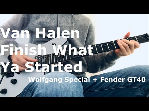 Van Halen / Finish What Ya Started (Guitar Cover)