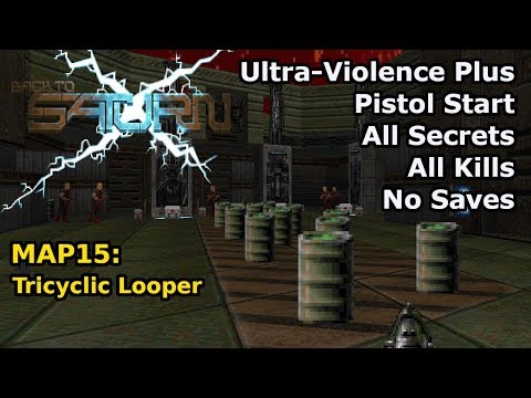 Doom II: BTSX E1 - MAP15: Tricyclic Looper (Ultra-Violence Plus 100%)