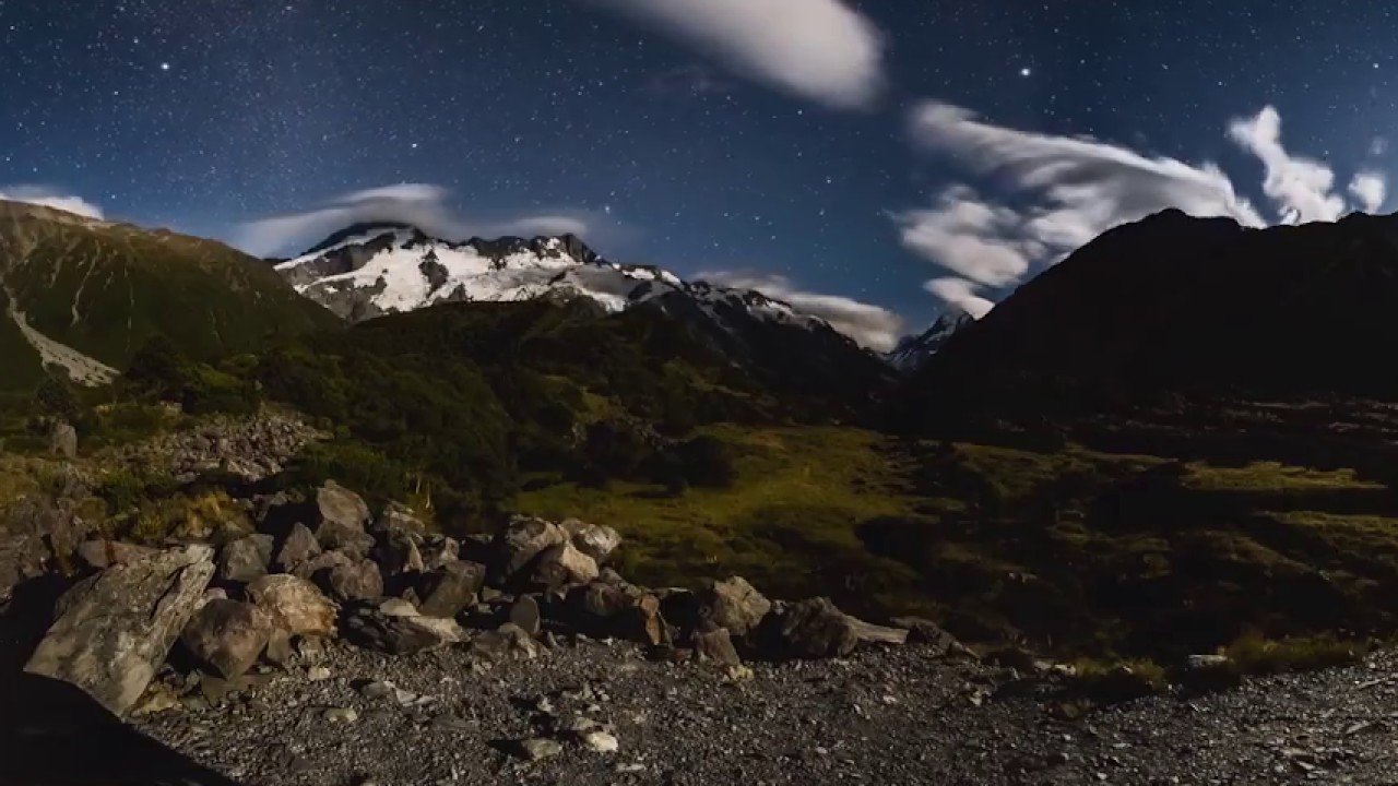 Mount Cook Moonrise | Timelapse video by Ondrej Koucky