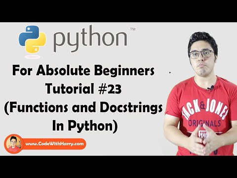 Learn Functions And Docstrings | Python Tutorials For Absolute ...