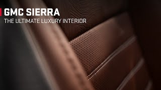 THE GMC SIERRA  | “THE Ultimate Luxury Interior” | GMC