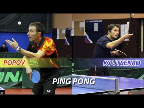 Dmitry POPOV - Vladislav KOUTSENKO. Ping Pong Russian Open Tour -2014 FINAL + INTERVIEW